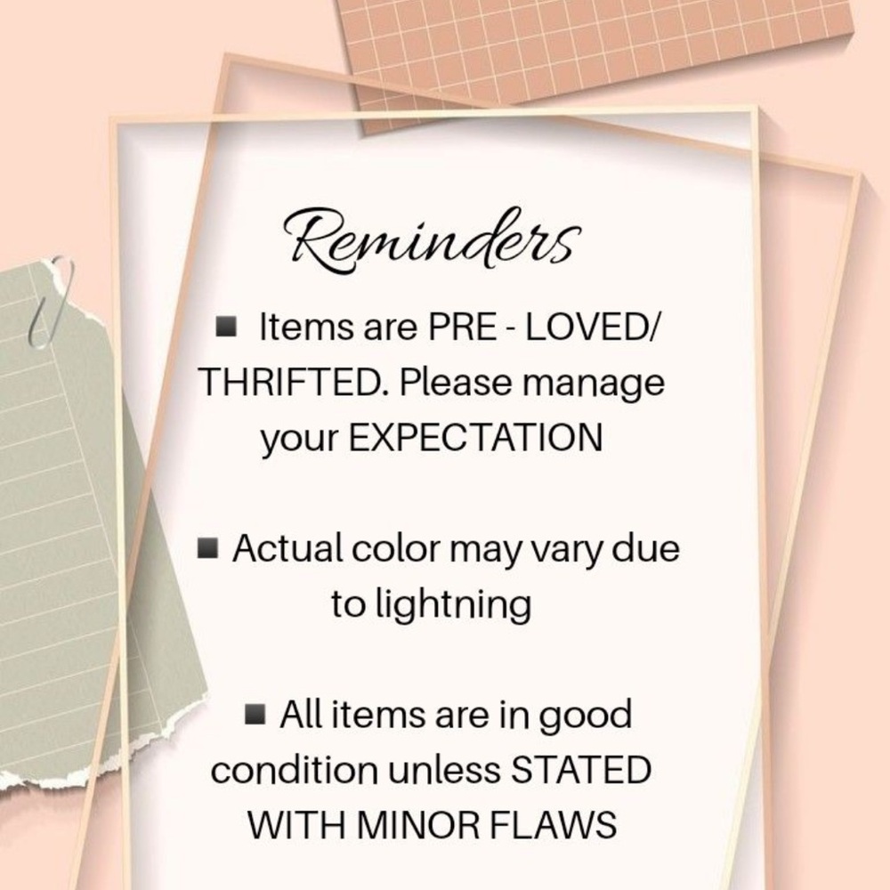Thrifted Fashion Reminder